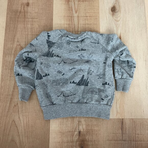 Camping themed sweatshirt - Picture 2 of 3